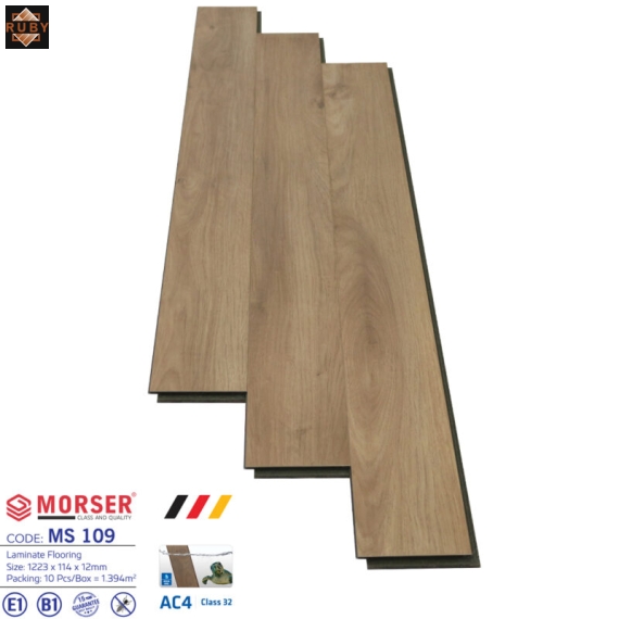 Sàn Gỗ Morser MSV109 12mm Cốt Xanh