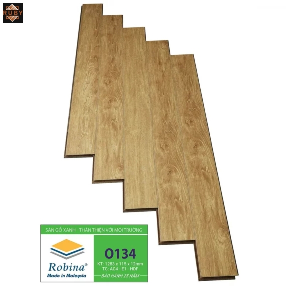 Sàn Gỗ Robina Bản Nhỏ 12mm O134